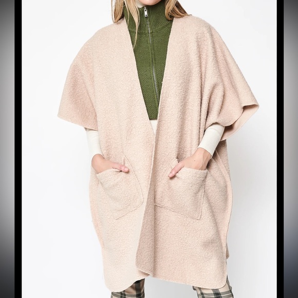 Do everything in love Sweaters - Do Everything In Love open front pocket kimono